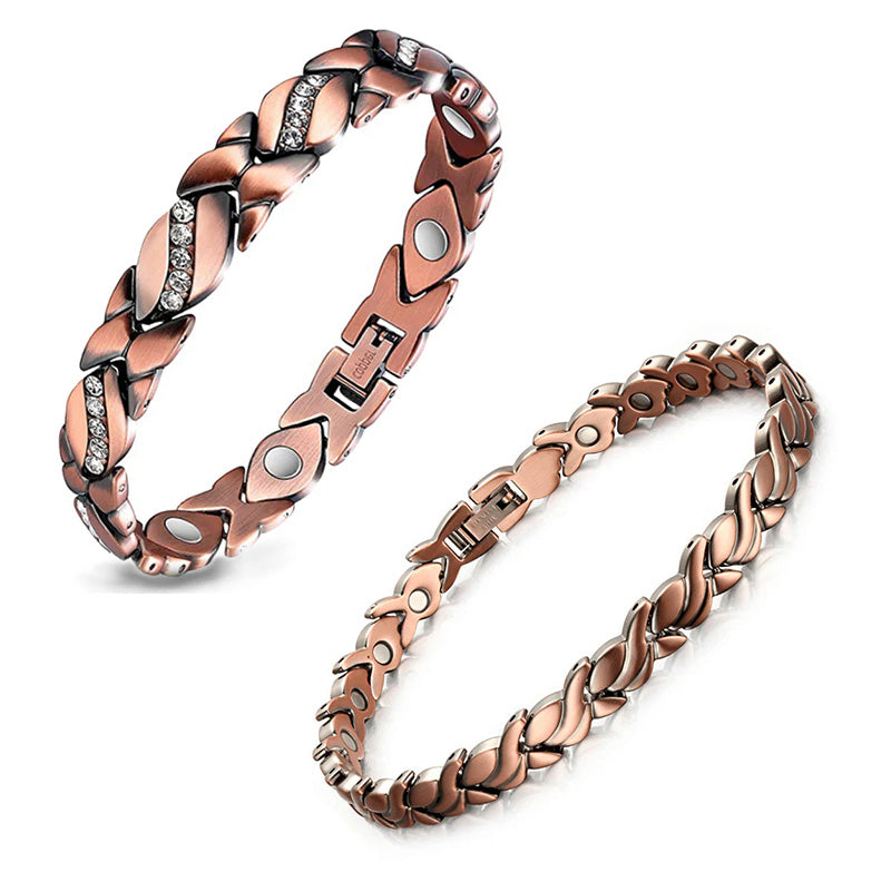 Copper magnetic bracelet--Relieve fatigue and promote blood circulation