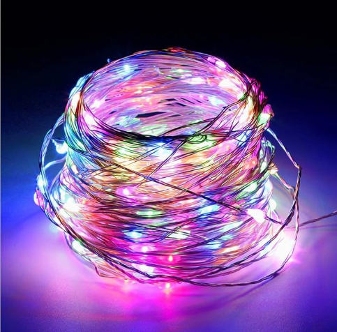 3sets Solar Multicolor String Lights 7M