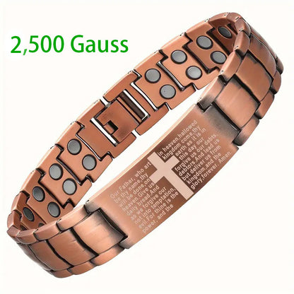 Copper magnetic bracelet--Relieve fatigue and promote blood circulation
