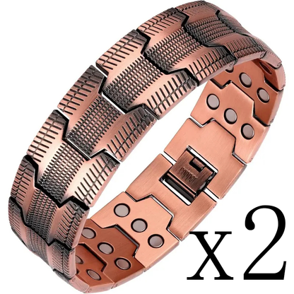 Copper magnetic bracelet--Relieve fatigue and promote blood circulation