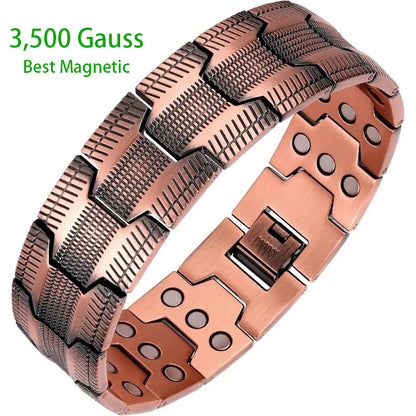 Copper magnetic bracelet--Relieve fatigue and promote blood circulation