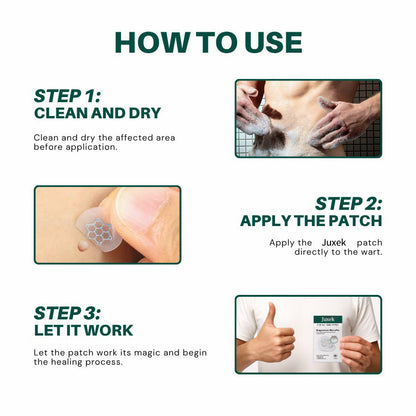 Juxek®  Wart Removal Pain-Free, Clinically Proven Solution