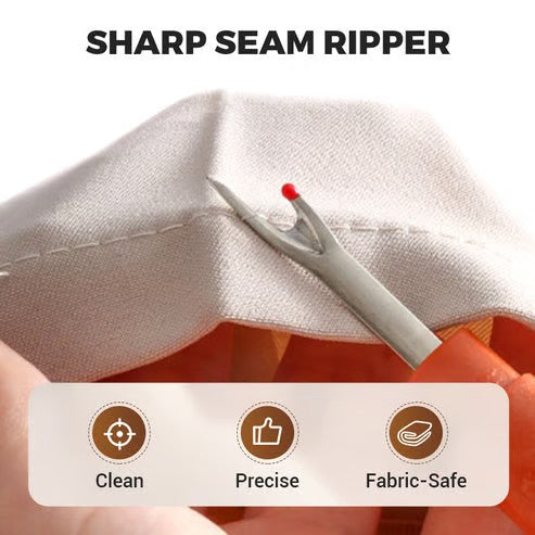 ✂️ Complete Sewing Kit – 34 Durable Needles for Home & Travel