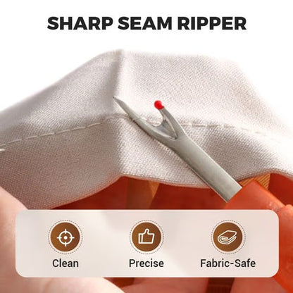 ✂️ Complete Sewing Kit – 34 Durable Needles for Home & Travel