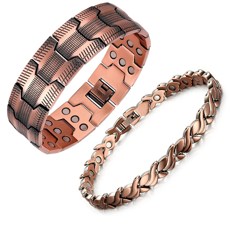 Copper magnetic bracelet--Relieve fatigue and promote blood circulation