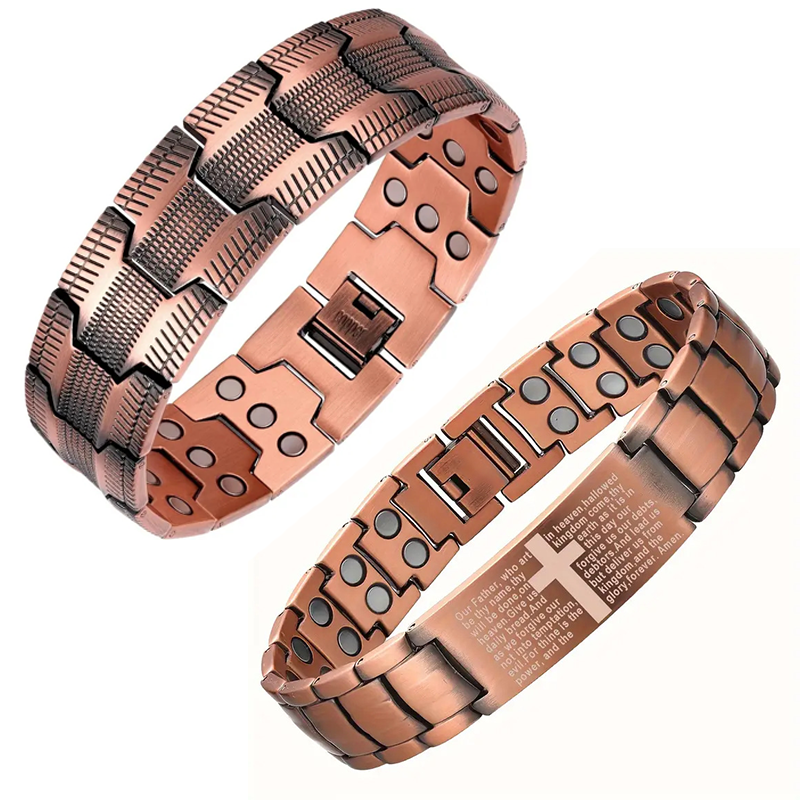 Copper magnetic bracelet--Relieve fatigue and promote blood circulation