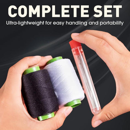 ✂️ Complete Sewing Kit – 34 Durable Needles for Home & Travel