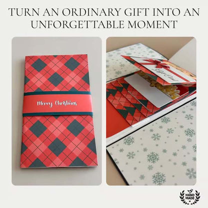 🎁 LAST WEEK 38% OFF-Handmade Christmas Gift Card Holder