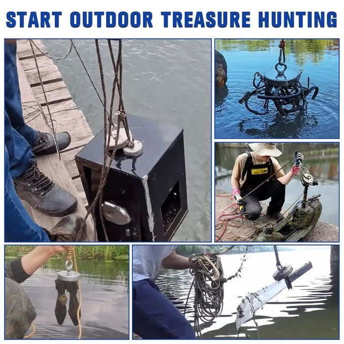 🧲Fishing Magnet: Super Strong Neodymium Magnet for Epic Treasure Hunting